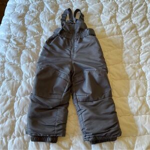 Cat & Jack Kids Gray Snow Overalls, 2T